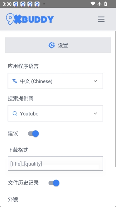 9xbuddy 截图：ui-settings