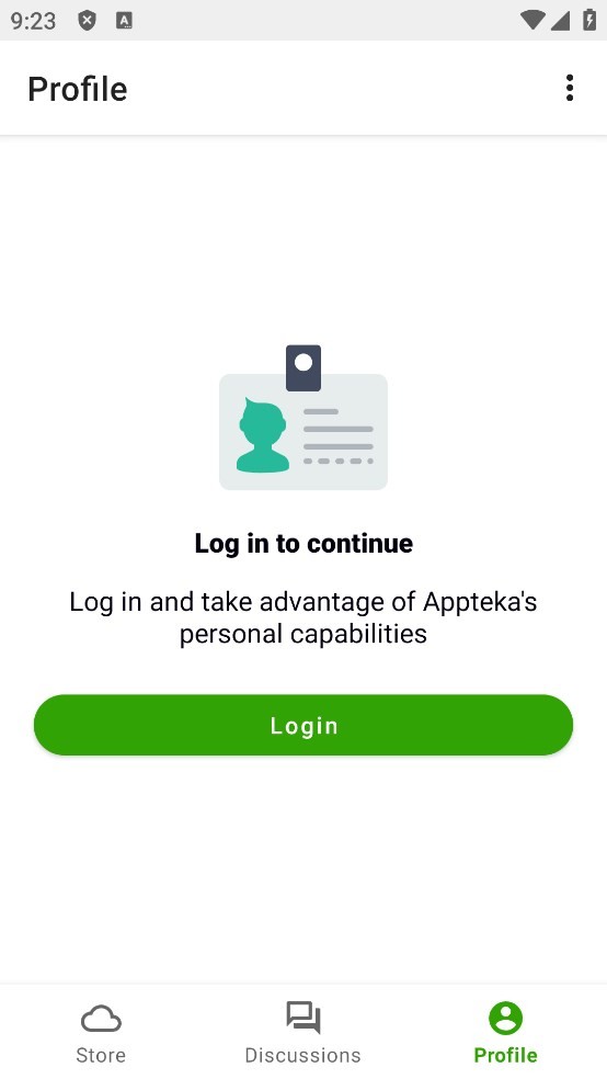 appteka 截图：screen-profile