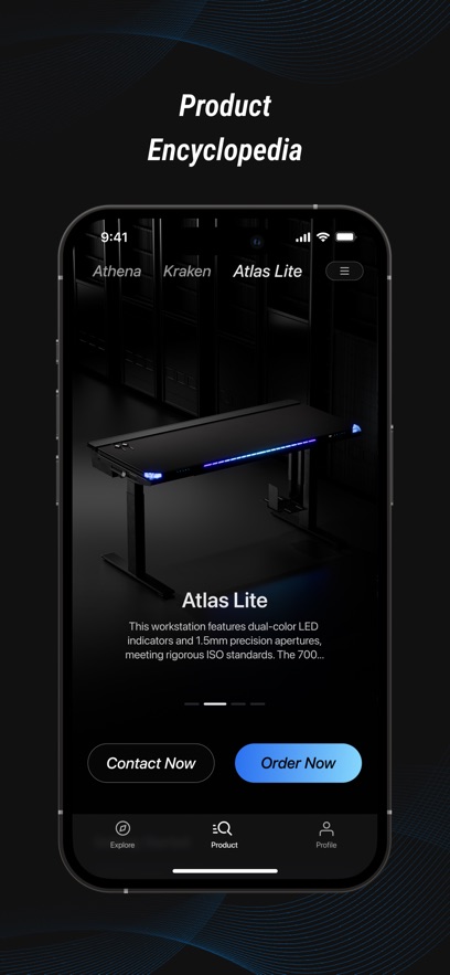 blacklyte 截图：app-product