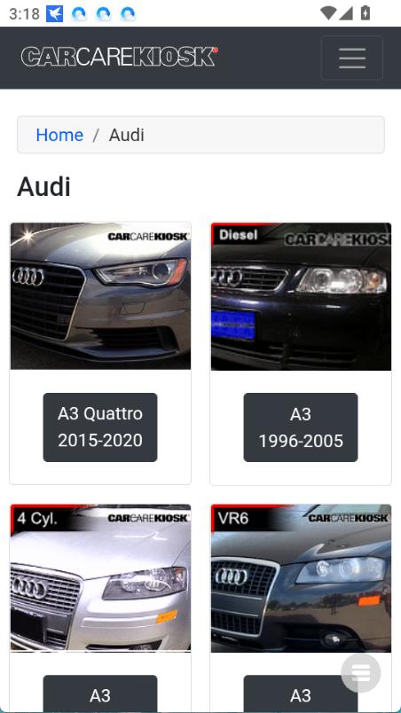 carcarekiosk 截图：shot-models