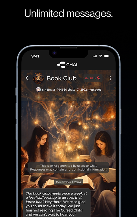 Chai 截图：chai-chat