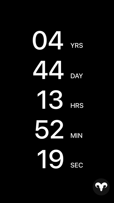 countdownapp 截图：main-interface