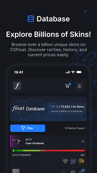 CSFloat 截图：database