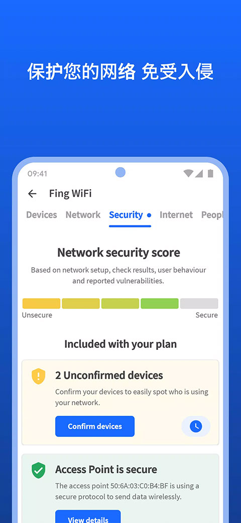 Fing 截图：shot-security-score