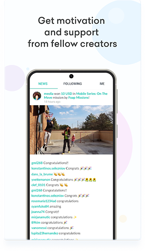 Foap 截图：shot-community