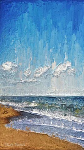 glaze 截图：glaze-oil-sea