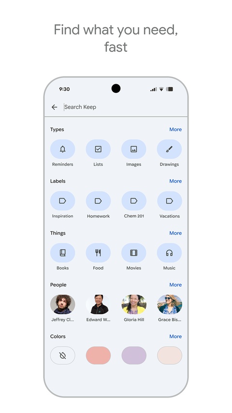 google keep 截图：keep-01