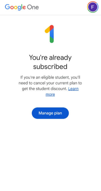 google one 截图：shot-subscribed