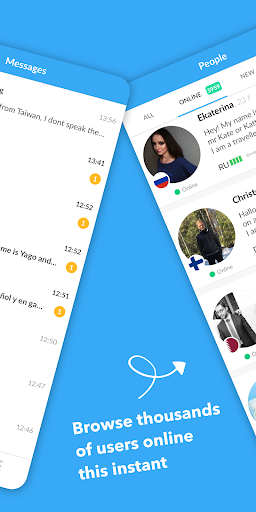 interpals 截图：shot-messages