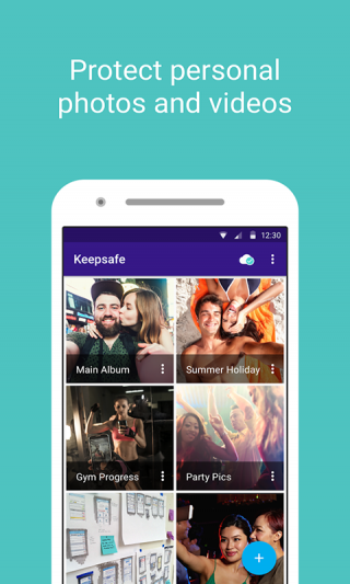 keepsafe 截图：vault-albums