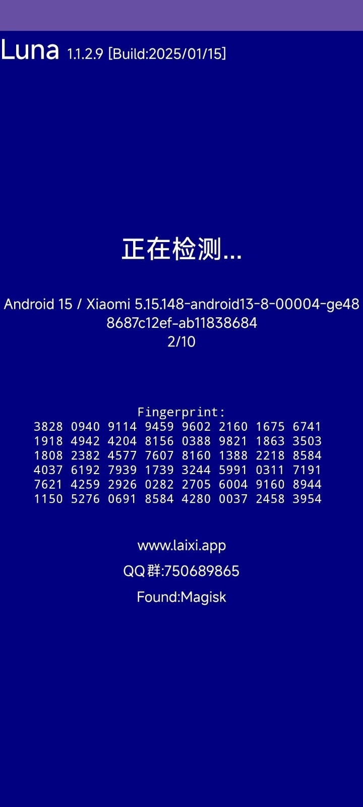 Luna 截图：scan-progress
