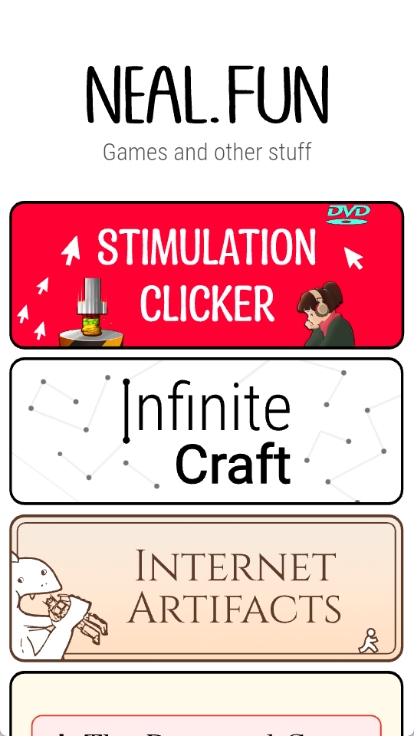 nealfun 截图：screen-games