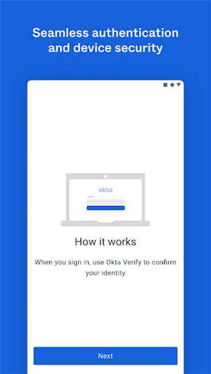 Okta Verify 截图：how-it-works