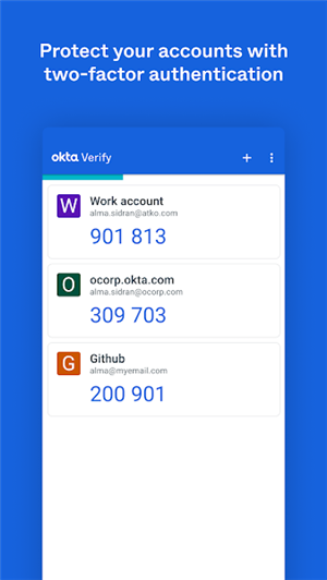 Okta Verify 截图：02_300x532