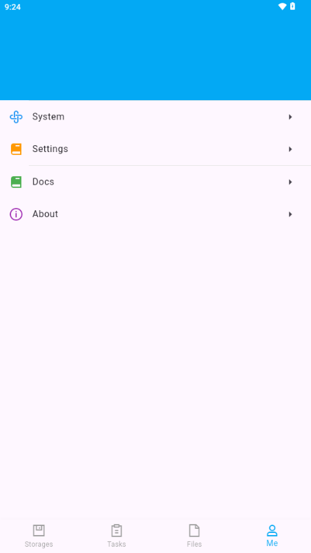 OpenList 截图：screen-settings