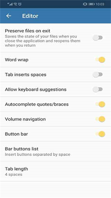 pydroid3 截图：shot-editor