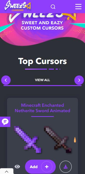 Sweezy Cursors 截图：shot-top