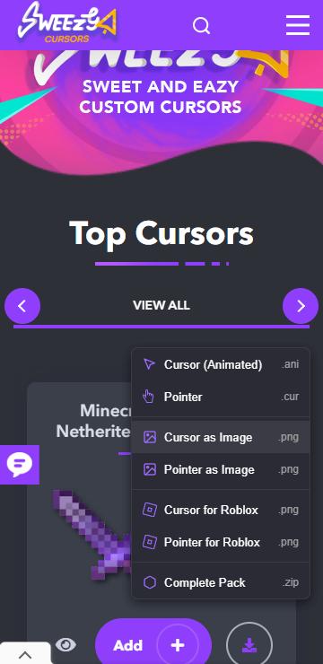 Sweezy Cursors 截图：preview-2