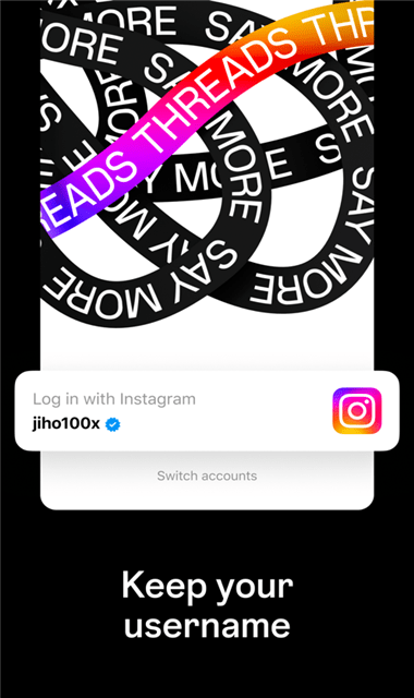 Threads 截图：shot-login